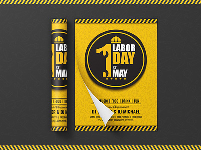 Labor Day Flyer Template mix