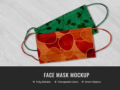 Face Mask Mockup covid19