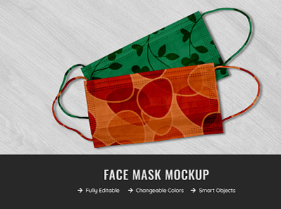 Face Mask Mockup covid19