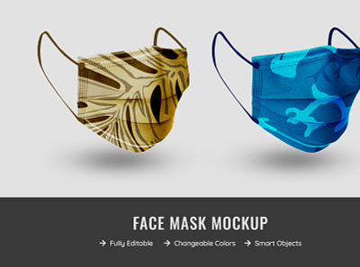 Face Mask Mockup brand