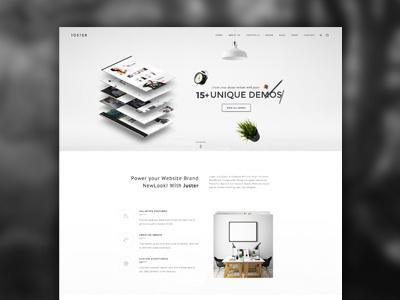 Juster - Minimal Multi-Purpose WordPress Theme agency architecture juster minimal multipurpose photography premium theme themeforest website wordpress