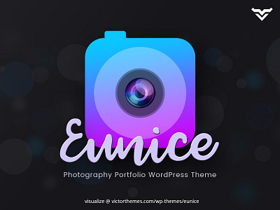 Eunice Photography Portfolio WordPress Theme design grid minimal minimalism photographer photography pictos portfolio premium theme wordpress