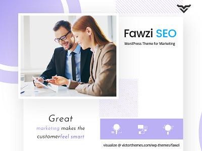 Fawzi WordPress Theme for Marketing clean marketing marketing theme modern seo seo theme theme wordpress