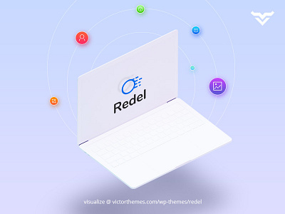 Redel Responsive App Landing Wordpress Theme