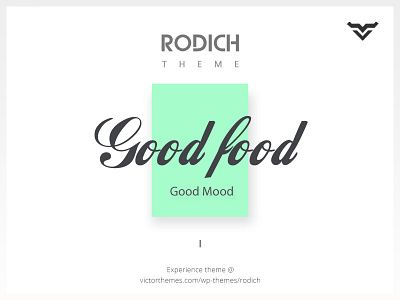 Rodich A Restaurant WordPress Theme design fonts food homepage menu restaurant site theme typography ui web wordpress