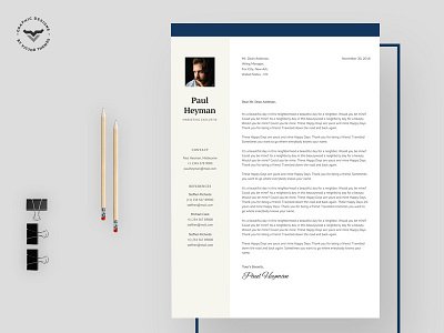 Professional CV Template black blue cover curriculum cv job letter offer professional resume template vitae white