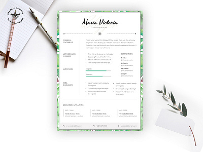 Blogger CV Template