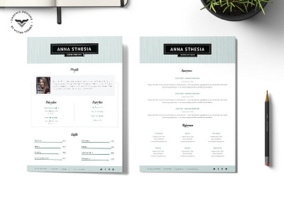 Fashion Designer CV Template clean cover creative curriculum cv designer fashion job letter offer print professional template templates vitae