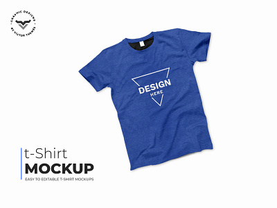 Blue T-Shirt Mockups