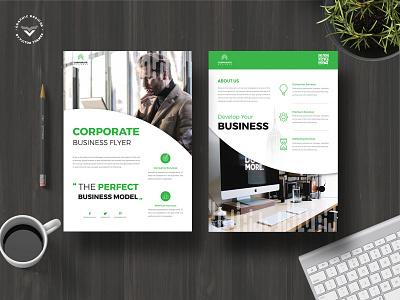 Professional Business Flyer a4 business clean corporate creative flyer minimal poster print professional promotion ready stationery templates twopage