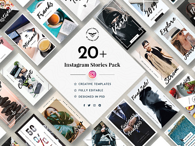 Instagram Stories Social Media Template