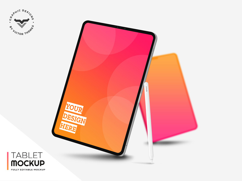 Tablet Mockups graphics kit pack kits ux ui websites website minimal presentations presentation mockup mockups ipad