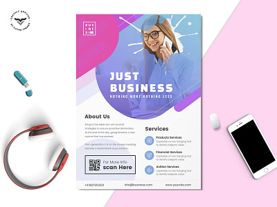 Business Flyer Template business clean corporate flyer flyers graphic minimal modern poster print promotions simple stationary template templates