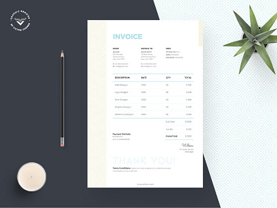 Creative Invoice Template business client clients corporate creative invoice minimal order pay personal print professional template templates use