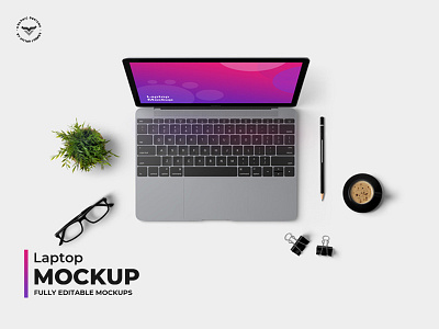 Laptop Topview Mockups