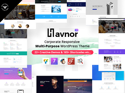 Havnor - Multi-Purpose WordPress Theme agency app business consulting corporate creative event finance freelancer hosting medical mobile multipurpose restaurant wordpresstheme