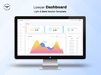 Lawyer Admin Dashboard UI Kit