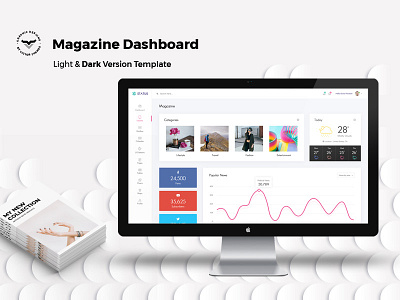 Magazine Admin Dashboard UI Kit