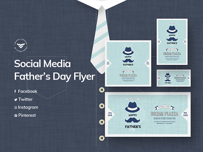 Fathers Day Social Media Template activities day design dj event fathers graphic media music party promotion promotions template templates website