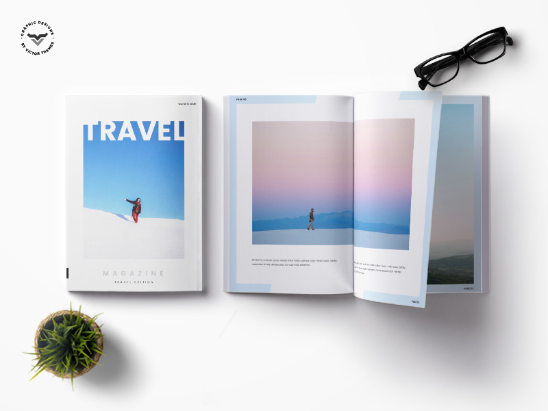 Travel Magazine editor place tourist lodge hotel places tour transport magazines a4 print templates template magazine travel