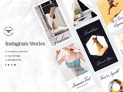 Instagram Stories Template blog business facebook fashion instagram kit media pack packs shop social stories story template templates