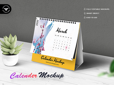 Calendar Mockup Template