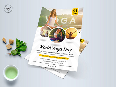 Yoga Flyer Template yoga