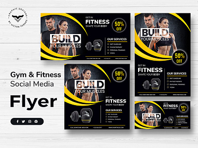 Gym Social Media Template fitness