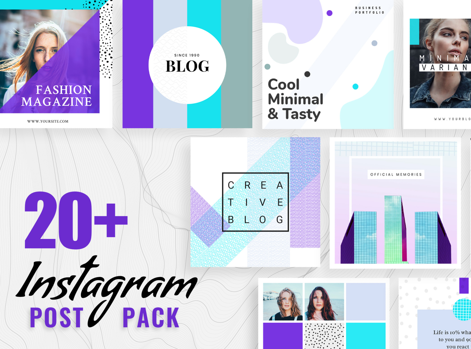 Modern Instagram Post Template by VictorThemes on Dribbble