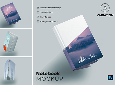 Note Book Mockups mockup s