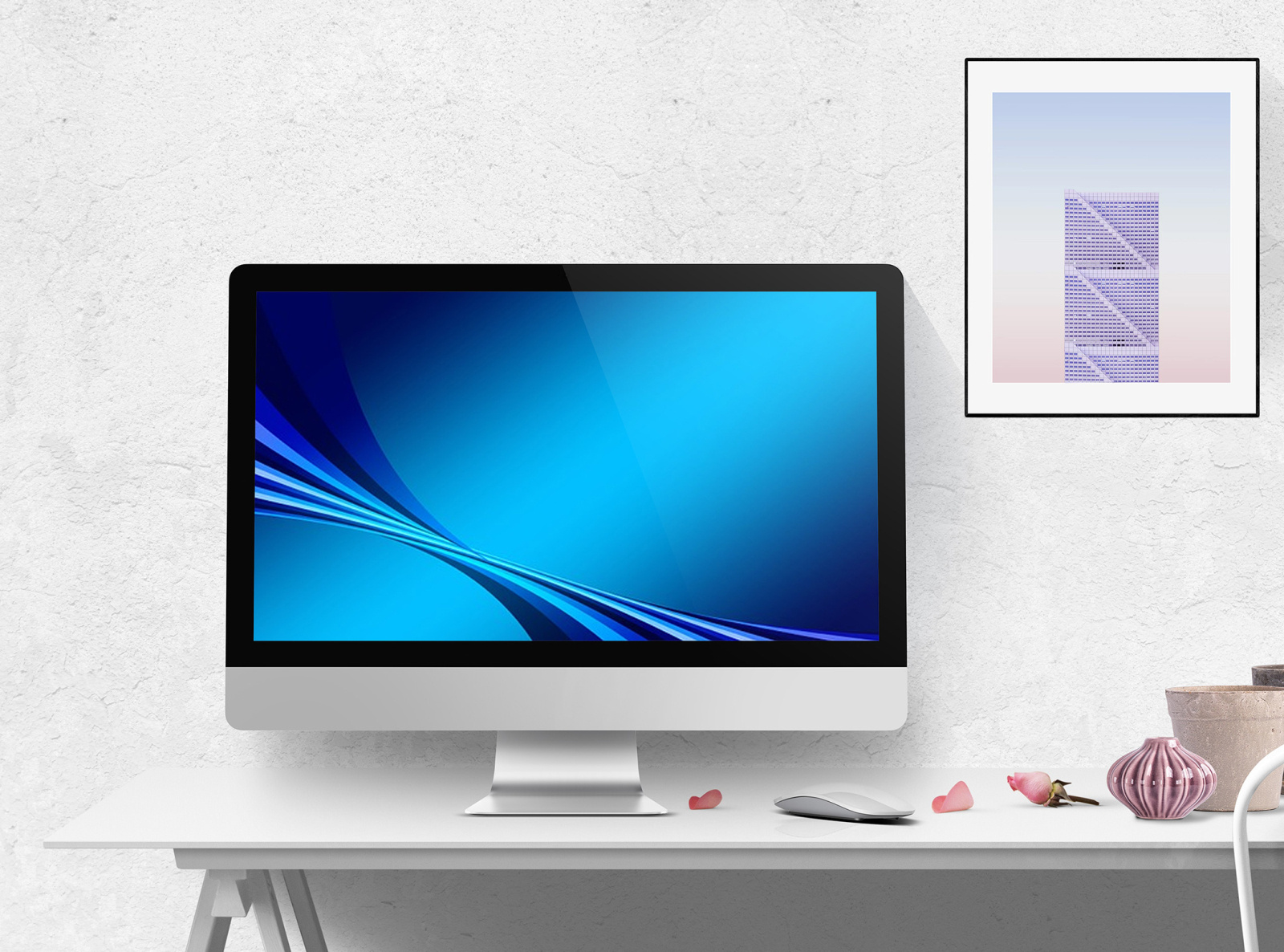 Desktop free mockup Idea | bswigshoppe