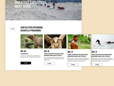 The Explorers Club – Web App non profit