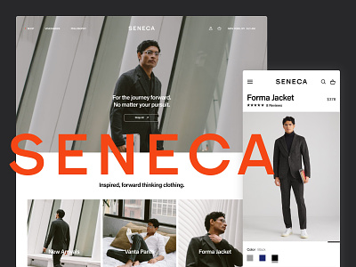 Seneca - E-commerce redesign style