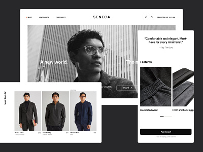 Seneca - E-commerce redesign