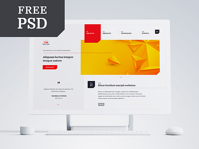 Tuesday Giveaway: Free Multipurpose PSD vol. 1