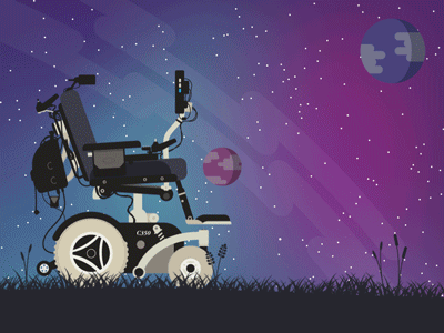 Farewell, Mr. Hawking animation hawking space stars stephen hawking tribute
