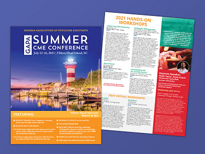 GAPA 2021 Conference Brochure brochure brochure design design event event promotion graphic design medical design