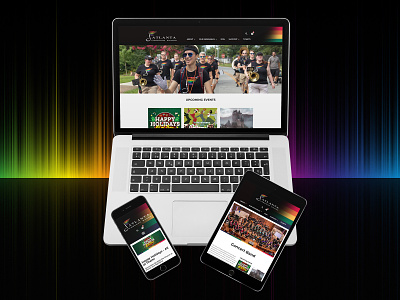Atlanta Freedom Bands Website Design/Build design ui web web design website design