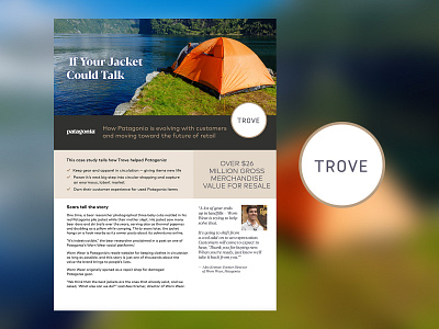 Trove Patagonia Case Study branding case study design graphic design