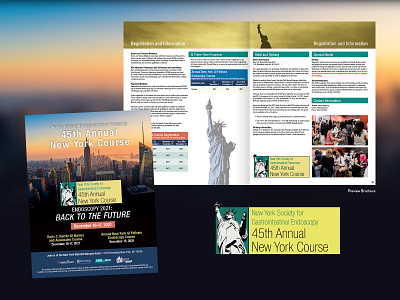 NYSGE Annual Course Graphics 2021 brochure design design event graphics event promotion graphic design