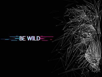 Be wild... illustration leon leonhead linesanddots lowpoly polygonalart