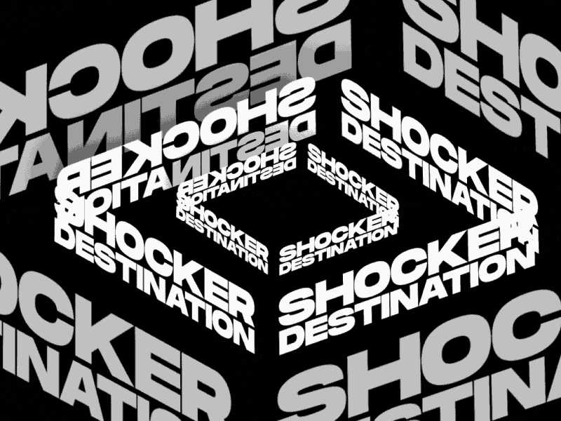 SHOCK | Typographics Pack bold font motion motiondesign motiongraphics template typogaphy typography art