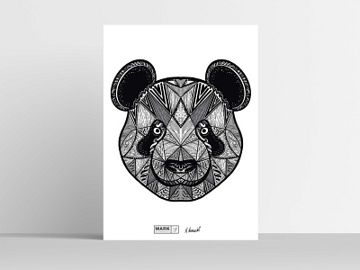 Panda - Wild Series apple pencil design digital art graphic design ipad pro procreate