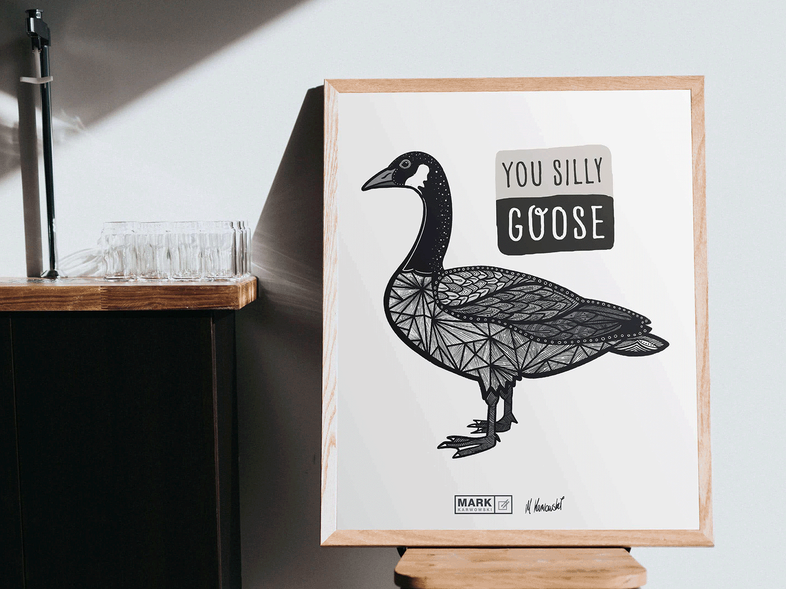 You Silly Goose - Animal Puns creative design designer digital art illustration illustrator inspire pun