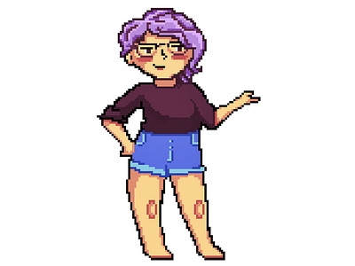 Pixel Sprite Self Portrait