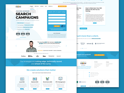 Homepage Redesign (in progress) concept design homepage homepage design interface seo seo agency seo company ui ux web web design website website design