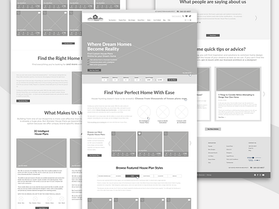 Website Redesign - Wireframe