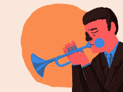 Trompetiste after effects animated gif animation blue note blues coltrane cooljazz davis frame freejazz gif jazz miles davis motion motiongraphics photoshop saxophone trumpet