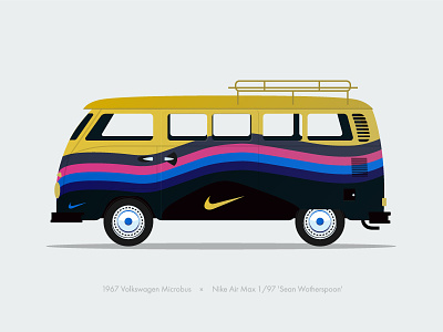 Have a nike day 1967 97 airmax illustration microbus nike volkswagen