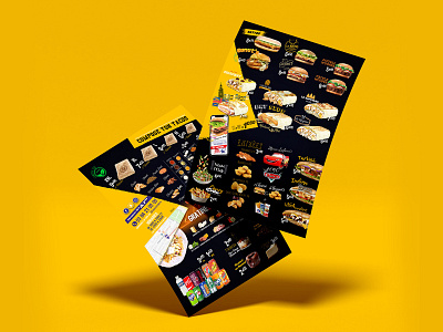 Eat Side Menu branding fast food menu bar menu design